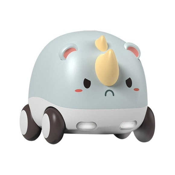AMERTEER Cartoon Cute Animal Inertia-Stunt Car With Lights And Music Kids Baby Toy Gift