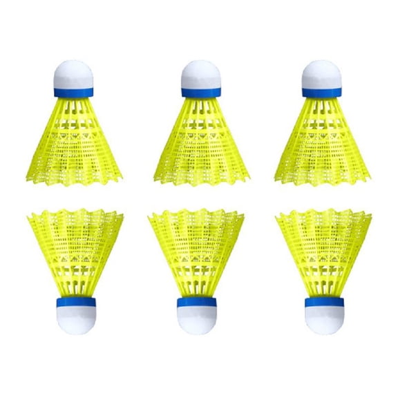 6pcs Badminton Professional Shuttlecocks Nylon Shuttlecocks for Outdoor