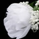 Broche de Fleurs Artificielles en Corsage de Strass avec Blanc – image 5 sur 8