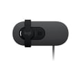 thumbnail image 3 of Logitech BRIO 90 Wired HD Webcam, 60 fps/1080p Live Streaming Camera with Auto Light Balancing, Integrated Privacy Lens Cap, Built-in Microphone, Black white  pink, 3 of 8