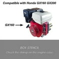 thumbnail image 4 of Electric Start Kit Starter Motor W/FlyWheel Key Switch Coil (GX160 5.5HP GX200 6.5HP), 4 of 4