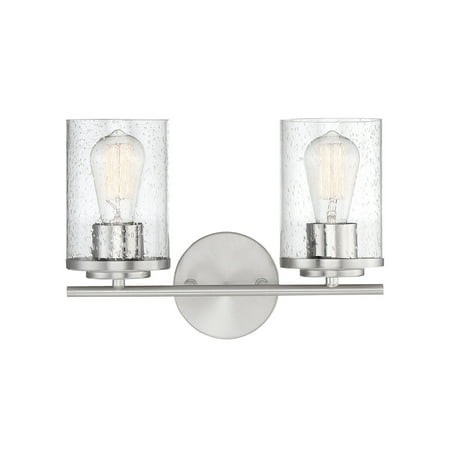 

Savoy House 8-8020-2-11 Marshall Polished Chrome 2 Light Bathroom Vanity Light (14 W x 10 H)