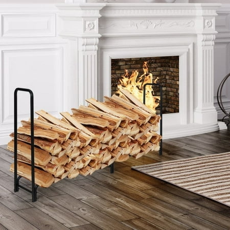 

8 Feet Outdoor Steel Firewood Log Rack