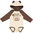 thumbnail image 3 of Inktastic My Dad Graduated and I'm Super Proud Boys or Girls Long Sleeve Baby Bodysuit, 3 of 5