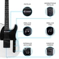 thumbnail image 4 of Paquete Guitarra Electrica Series Jethro By Steelpro 048-sk Color Blanco Material del diapasón Maple Orientación de la mano Diestro, 4 of 7