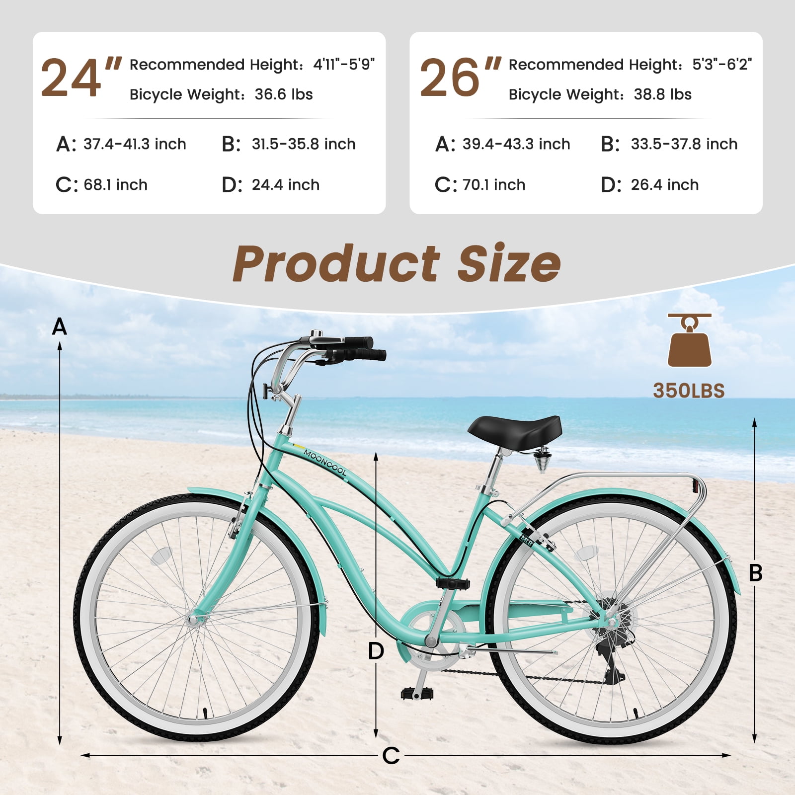 MOONCOOL Adult Tricycle Cover, 75