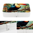 thumbnail image 4 of Toucan Portable PU Leather Jewelry Stand with Removable Compartment, Display Case, Earring Holder, and Organizer Box, 4 of 6