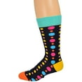 thumbnail image 2 of Sierra Socks Men's Dress & Casual Crew Socks, Combed Cotton Crew Socks, Patterned Crew Socks for Men's, 3 Pair Pack, 2 of 4