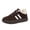 Coffee, variant on Womens Plus Size Winter Velvet Casual Board Shoes Thick Sole Lace-Up Warm Bread Loafers Chunky Platform Design