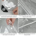 thumbnail image 3 of Clear PVC Vinyl Tarp Clear Tarp, Waterproof Heavy Duty Outdoor Grommet Raincover Tarpaulin for Patio Enclosure, Camping, Porch Canopy, 6.6x19.7ft, 3 of 12