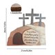thumbnail image 5 of Escena de resurrección de Pascua Decoración de madera Decoración de Eid Al-Fitr de Pascua Decoración de escena de resurrección de madera Nat Como se muestra, Como se muestra, 5 of 5