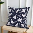 thumbnail image 5 of Halloween Throw Pillow Covers, spooky halloween Square Pillow Cases with Invisible Zipper for Halloween Decorations, Farmhouse Halloween Decor 16x16, 5 of 7