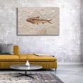 thumbnail image 2 of wall26 - Canvas Wall Art - Vintage Animal Fish Fossil Living Room Poster Prints - Modern Home Art Stretched and Framed Ready to Hang - 16x24 inches, 2 of 4