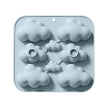 UNTERING 8 Cavity Clouds Shaped Fondant Cake Decorating Silicone Mold Chocolate Mould Candy Ice Cream Mold Baking Tool