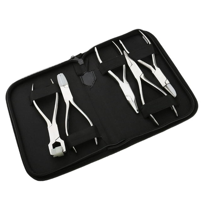 Gafas ópticas Colcomx Kit de Herramientas Con Bolsa Negra 5 Uds. Alicates ópticos