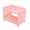 Pink #5, variant on 2-Tier Plastic Storage Shelf – Desktop Double Layer Organizing Rack for Student Desk,Cosmetics,Stationery,Bathroom,Kitchen Countertop,9.4 x 5.9 x 7 Inches