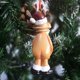 thumbnail image 4 of Juego de 2 colgantes navideños XCF Papá Noel desnudo Resina Decoraciones de Nochevieja, 4 of 4