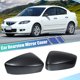thumbnail image 2 of Cubierta de espejo retrovisor delantero izquierdo y derecho, carcasa de espejo retrovisor Exterior para Mazda 3 Axela M3 2017-2019 ABS gris, 1 par, 2 of 7