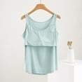 thumbnail image 3 of POIUYTR Womens Tank Tops with Built in Bra Summer Crew Neck Sleeveless Tops Basic Solid Color Loose Casual Trendy Tank Blouses 2024, 3 of 4