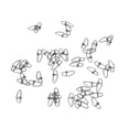 thumbnail image 1 of S SERENABLE 50 Pcs Verrou de Pêche Hameçon à Pression Connecteur Émerillons Clips Solides, 1 of 7