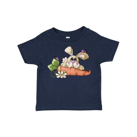 

Inktastic Ladybugs and Bunny Rabbit with Carrot Gift Toddler Boy Girl T-Shirt