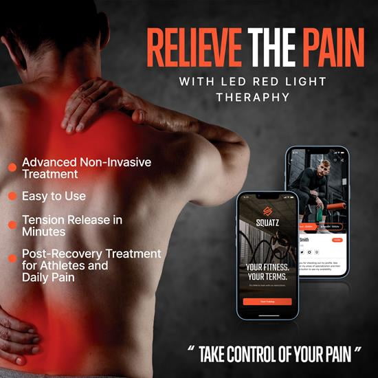 Red Light Therapy Device for Face and Body, Handheld LED Infrared Light with 630nm, 660nm & 850nm Wavelengths