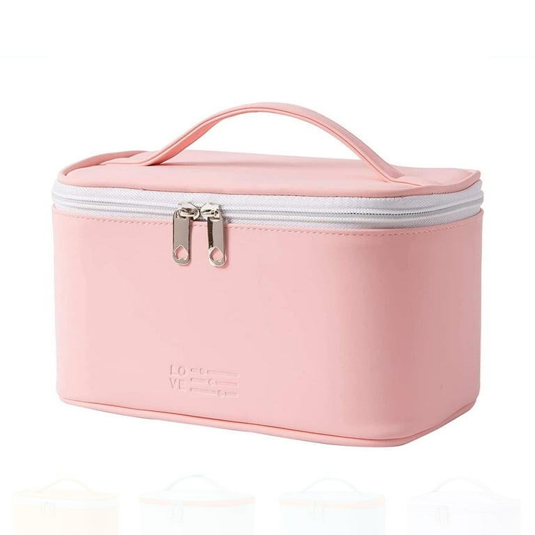 Travel Cosmetic Bag Cute Small Makeup Bag Medium Toiletry Bag PU