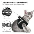 thumbnail image 5 of Howarmer Black Cat Harness and Leash, Escape Proof Adjustable Cat Vest Harnesses for Walking, Soft Harness for Puppy Small Medium Large Cats, XS, 5 of 7
