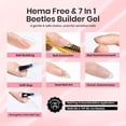 thumbnail image 4 of Gel constructor para uñas Beetles 15 ml sin HEMA, transparente, con pincel, 4 of 8