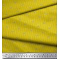 thumbnail image 3 of Soimoi Poly Georgette Fabric Leaves,Flower Bud & Stripe Decor Fabric Printed Yard 42 Inch Wide, 3 of 3