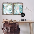 thumbnail image 4 of Stupell Industries Contemporary Pastel Pink & Blue Brown 2pc Floating Frame Art Set, 25 x 31 each, by Grace Popp, 4 of 8