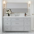 thumbnail image 4 of Ariel B61cwovo Monroe 60" Free Standing Single Basin Vanity Set - White, 4 of 6