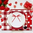 thumbnail image 3 of Decoraciones para San Valentín, adornos para San Valentín, regalos para San Valentín, manteles individuales con temática de San Valentín, manteles individuales para decoración de fiestas, manteles ind, 3 of 5