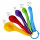thumbnail image 5 of Juego de 5 cucharillas de plástico para medir cantidades secas y líquidas, 5 of 8