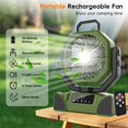 thumbnail image 2 of Ventilador de camping OUTTPLY, control remoto recargable de 20000 mAh, 2 of 8