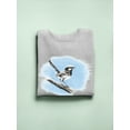 thumbnail image 3 of Pastell Cute Bird On A Branch Sweatshirt Women's -Ashvin Harrison Designs, Female 4X-Large, 3 of 4