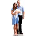 thumbnail image 1 of Star Cutouts SC659 Découpe de Prince William, Kate et Bébé Cambridge, 1 of 1