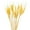 Golden Yellow, variant on Farfi 25Pcs/Set Artificial Flower Decor Widely Applied Exquisite Workmanship No Withering Pampas Oat Grass Dried Flower Decor for Party (Black)