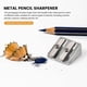thumbnail image 4 of 6 Pcs Metal Pencil Sharpeners, Single and Dual Hole Pencil Sharpeners Manual Art Sharpeners for Colo, 4 of 5