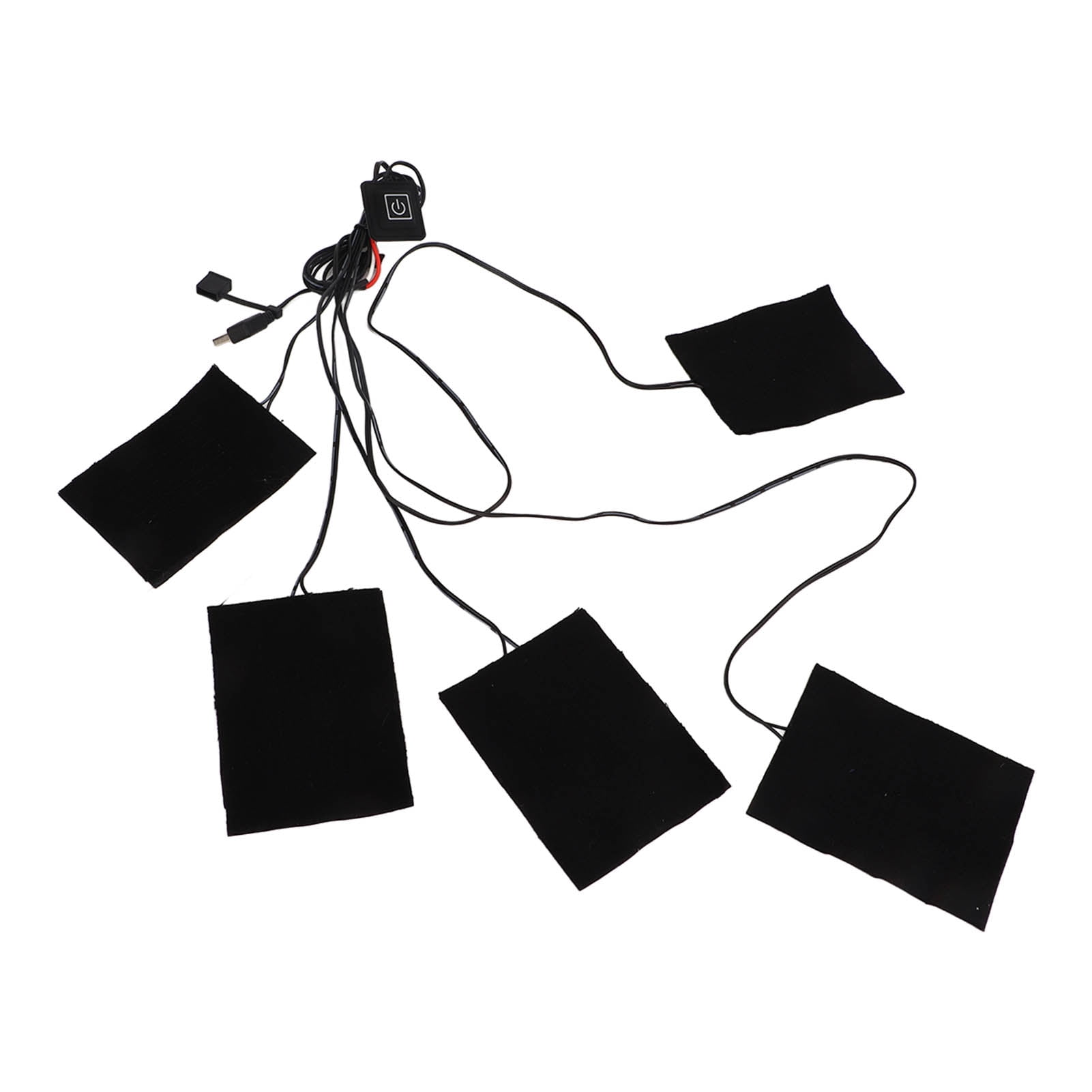 Electric Heater Pad, Sewable Carbon Fiber Heating Pad 5V Safe Washable