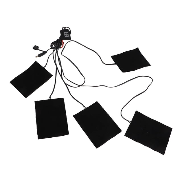 Electric Heater Pad, 5 In 1 Washable Silicone Soft Wire USB Carbon Fiber Heating Pad 3 Gears Adjustable For Cushion For Abdomen