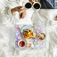 thumbnail image 7 of WOBOGO Colorful Leopard Print Acrylic Serving Trays 15.7x11.8 Inch Spill Proof Clear Decorative Organizer with Handle, 7 of 7