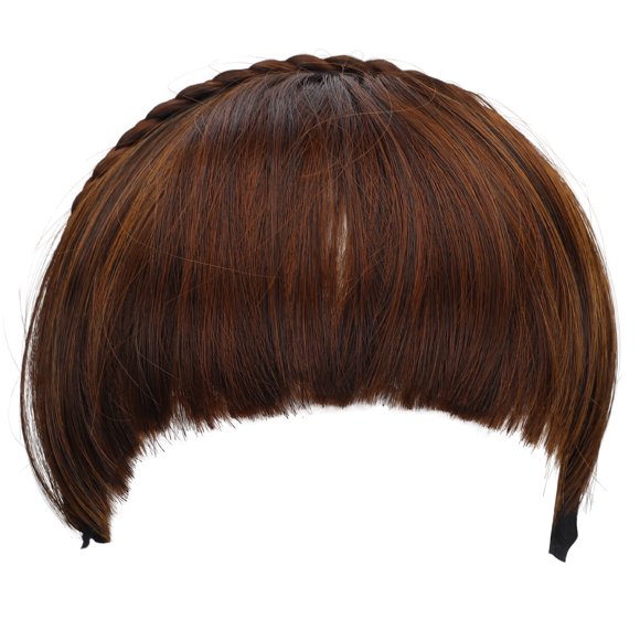Weiweiguan 1Pc Fashion Women Wig Bangs Lifelike Bang Patches Charming Invisible Front Bangs