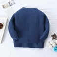 thumbnail image 3 of Lujianch Toddler Kids Baby Girl Boy Crewneck Long Sleeve Solid Sweater For Infant Knitted Sweater Autumn Winter Warm Pullover Tops Coat Jacket Girls Athletic Tops‌ Size 12-18 Months, 3 of 3