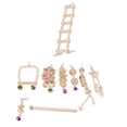 thumbnail image 4 of Juguetes Colgantes De Loro, Juguetes Para Masticar Loro 9 Piezas De Seguridad Para Periquito, 4 of 7