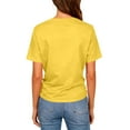 thumbnail image 4 of Otvok Women Fashion Casual Solid Color Backless Hollow Front and Back Wearable T-Shirt Short-Sleeve Round Neck Tops, 4 of 6