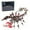 Red, variant on Scorpion King 3D Metal Puzzle Kit DIY Assembly | 220PCS Red Stainless Steel Mechanical Model | Creative Desk Decor for Adults & Collectors