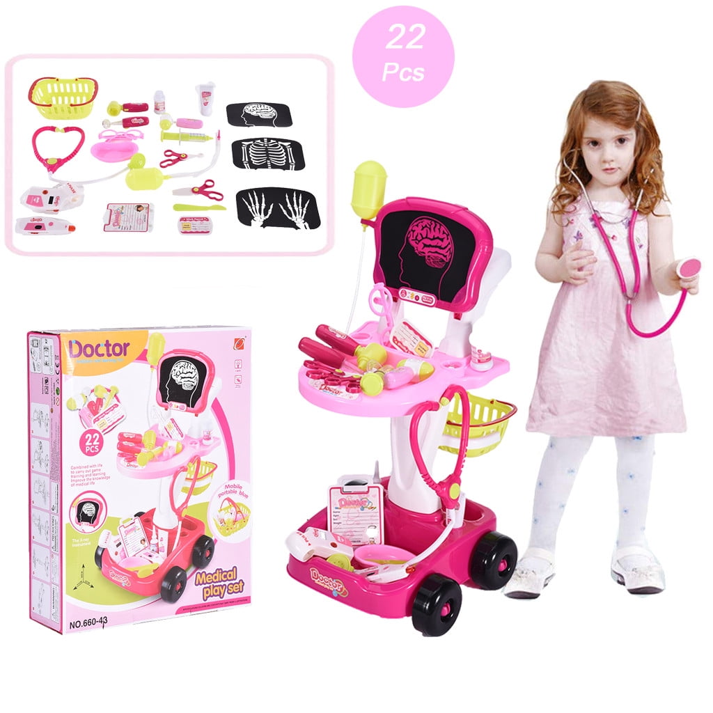 Doctor Pretend Play Set With Electric Analog X-Ray Screen And Stethoscope Set  B
