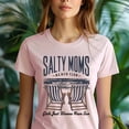 thumbnail image 5 of Salty Moms Shirt for Women, Beach Club Girls Just Wanna Have Sun Graphic Tee, Ash, Size 4XL, 5 of 6