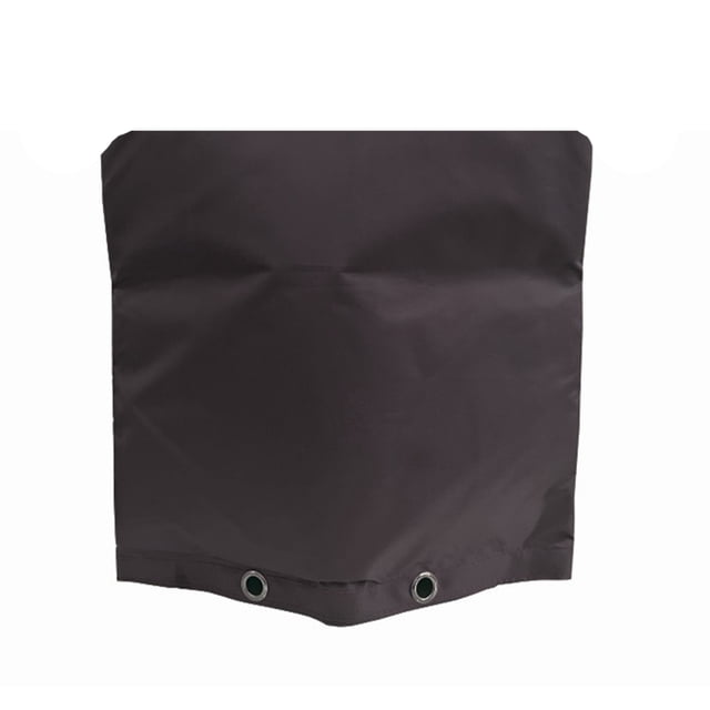 Cubierta aislante antirreflujo negra de 24 x 24 pulgadas para protección contra el congelamiento de tuberías en invierno